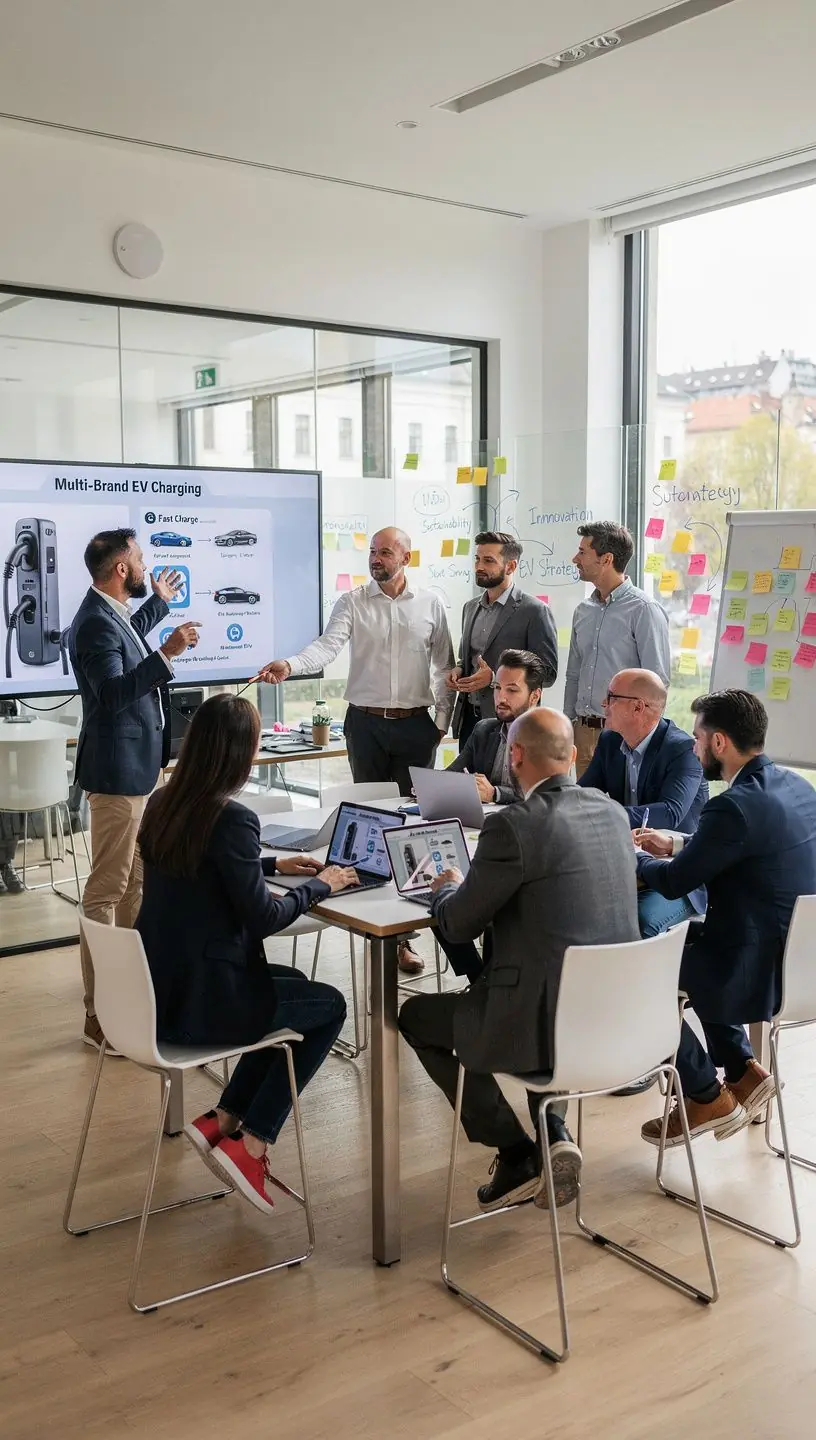 Ladegerät für Elektrofahrzeuge, das mit verschiedenen Marken kompatibel ist