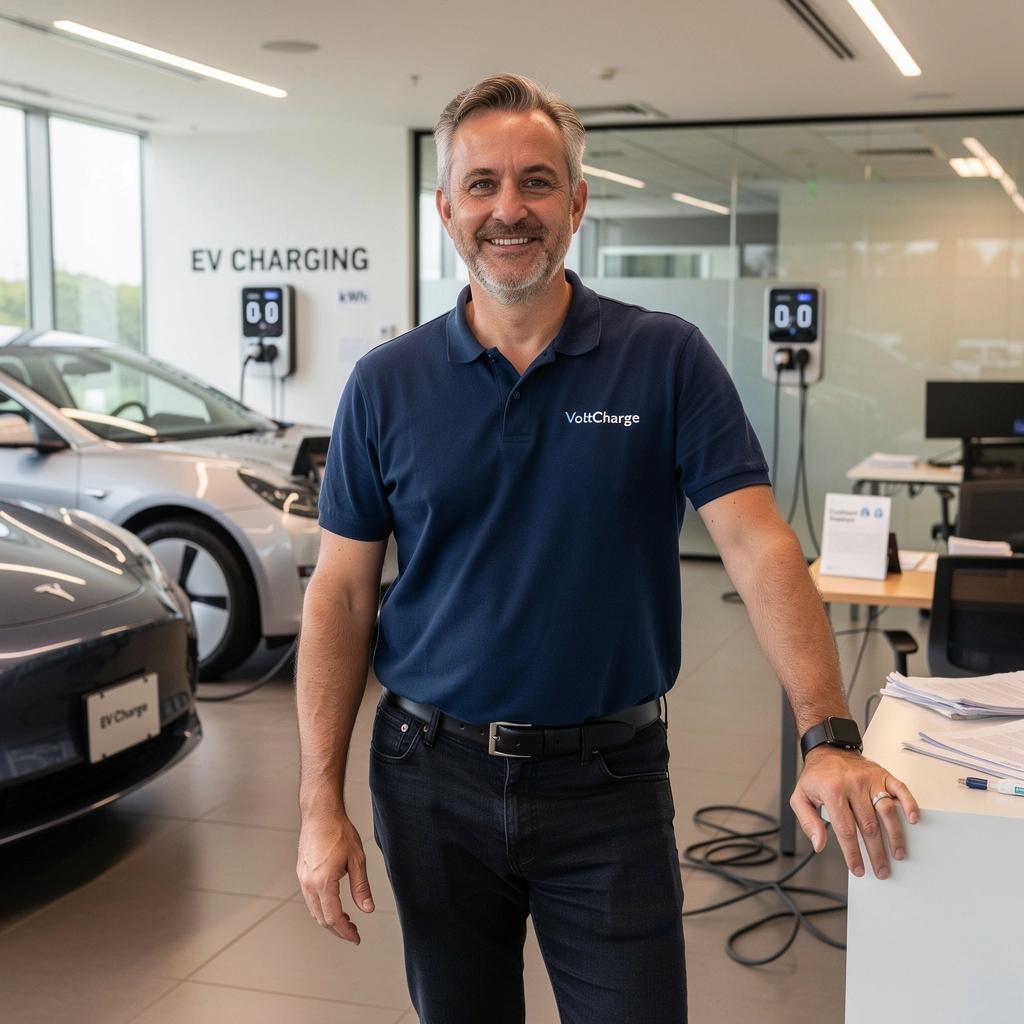 Nutzerfreundliche App zur Standortsuche von Ladestationen für Elektrofahrzeuge